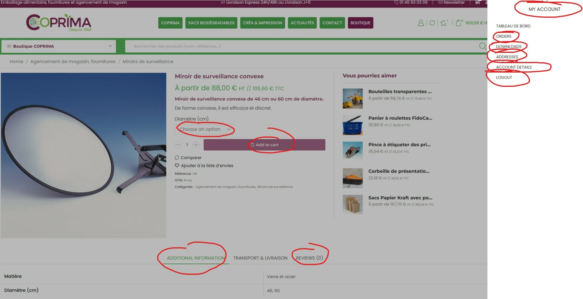 Some examples of not translated strings